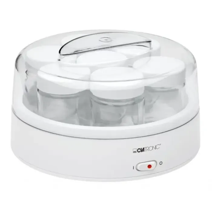 clatronic yoghurt maker jm 3344 14w white - with 7 glasses - slika 1