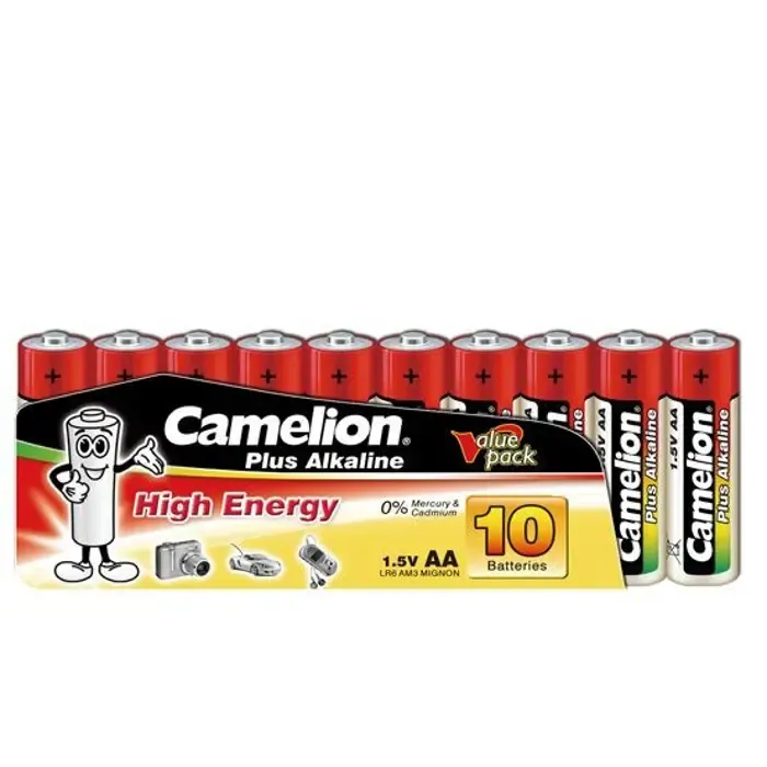 camelion lr6-sp10 single-use battery aa alkaline - slika 2