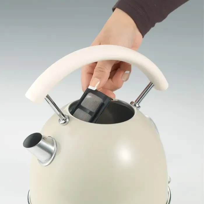 ariete vintage kettle beige, round (beige, 2,000 watt, 1.7 liters) - slika 4