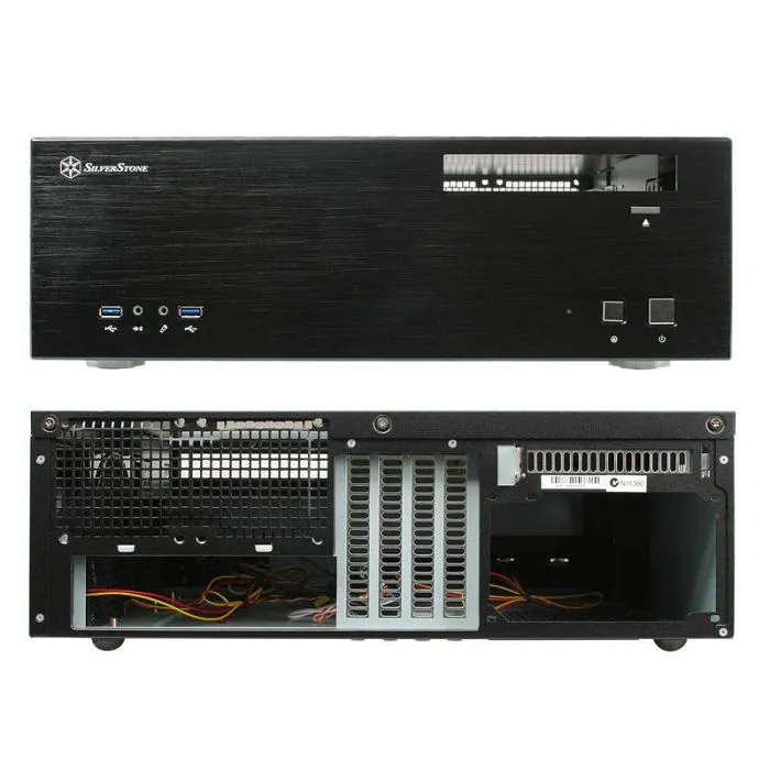 silverstone sst-gd04b usb 3.0 grandia desktop kućište - crno sst-gd04b usb 3.0 - slika 1