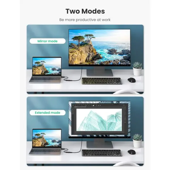 ugreen displayport to hdmi adapter 4k@60hz - slika 3