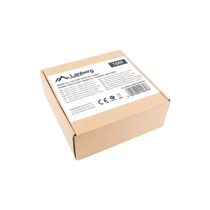 lanberg hdmi cable lanberg hdmi cable m/m v2.1 10m optical aoc black - slika 5
