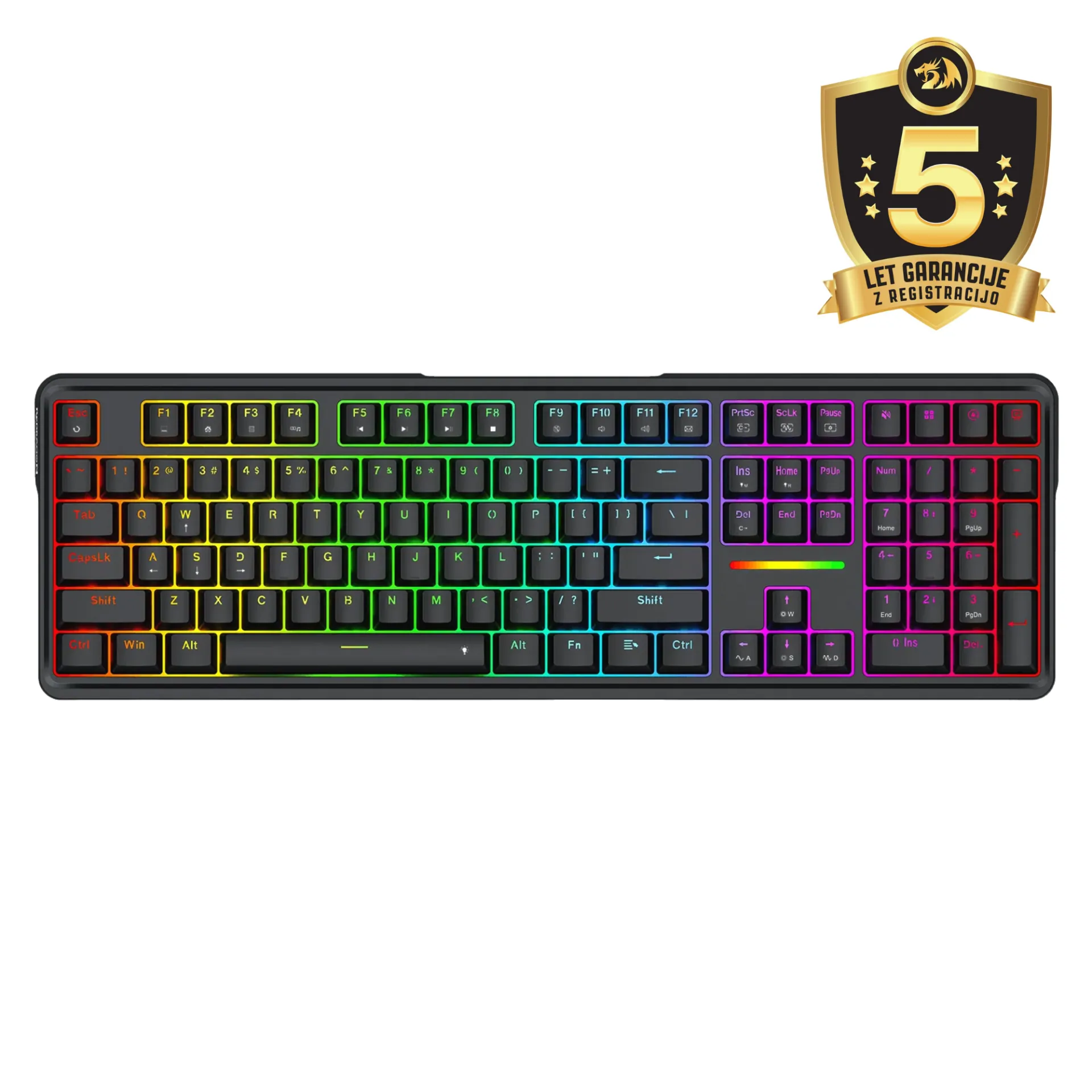 keyboard - redragon antonium 108 k745-rgb wired - slika 1