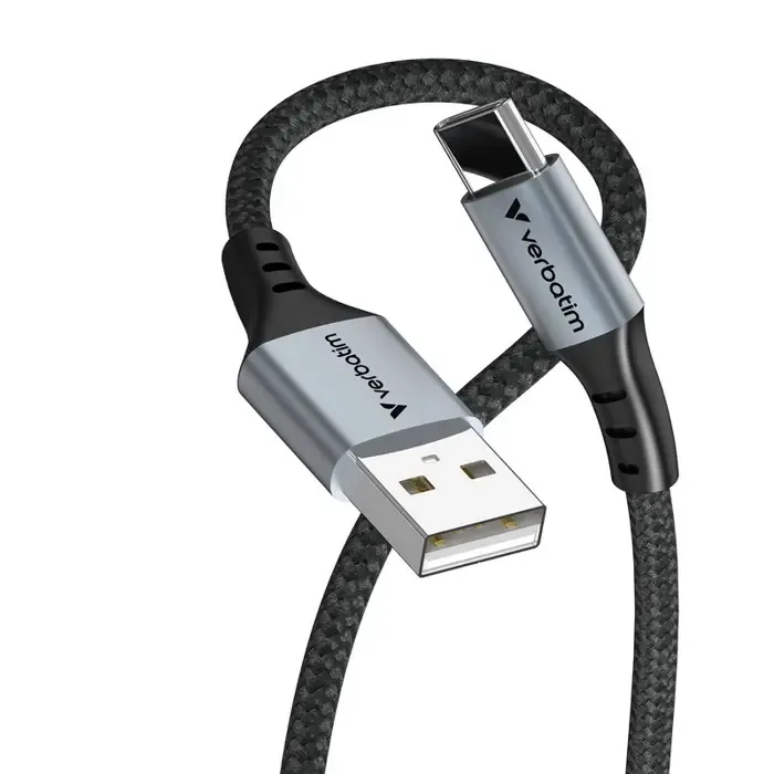 verbatim sync & charge kabel usb-a na usb-c 18w 120 cm - slika 3