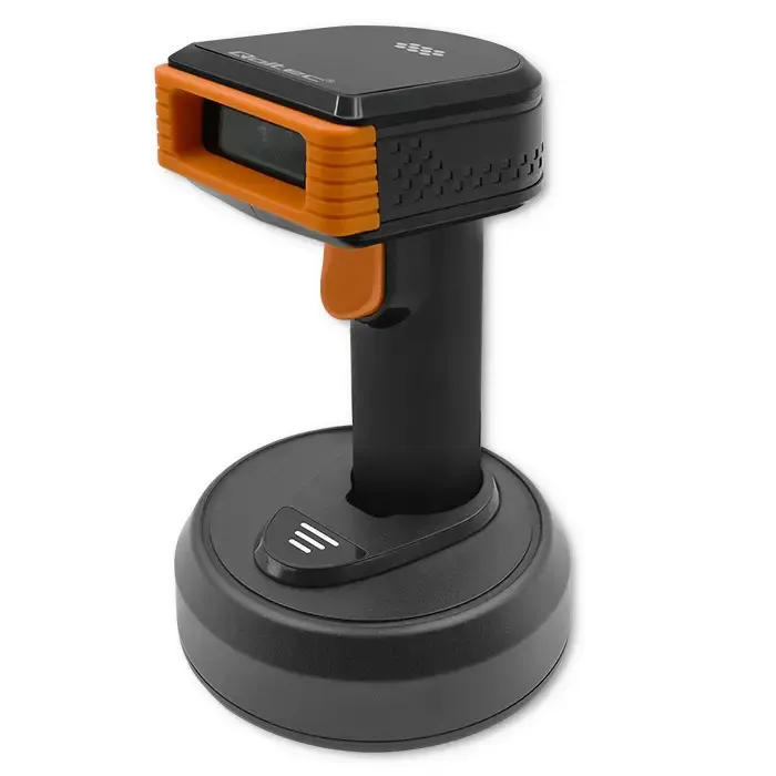 qoltec wireless 1d barcode reader | 2d |+ docking station - slika 2