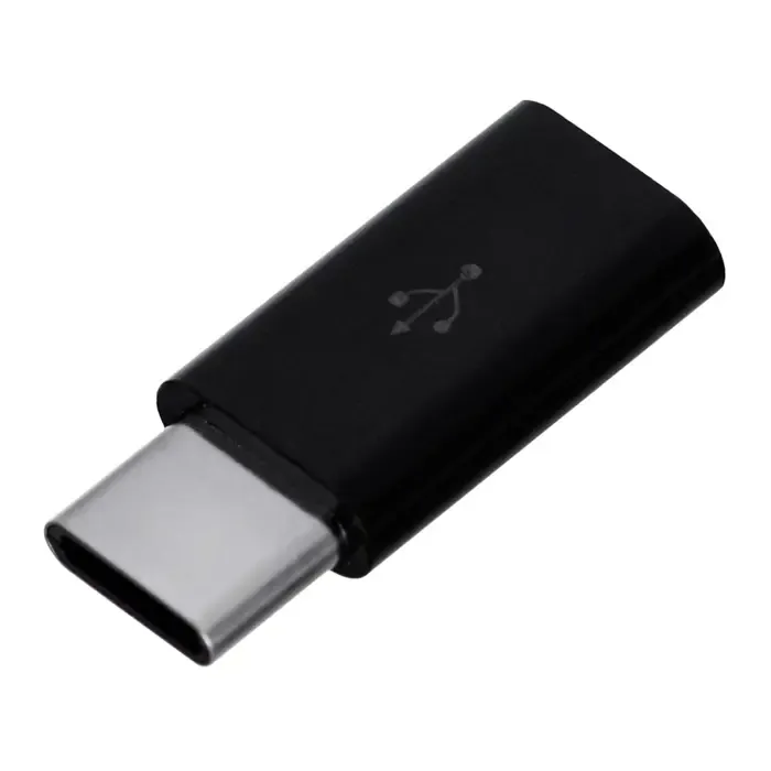 savio ak-31 / b cable interface/gender adapter micro usb usb 3.1 typ c black - slika 1