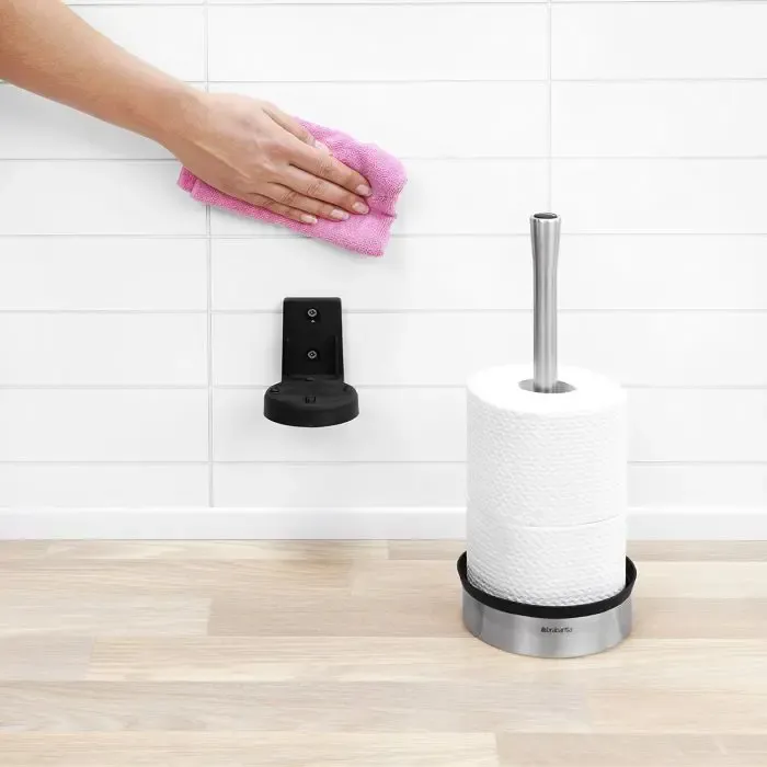 brabantia toilet paper holder metallic white - slika 2