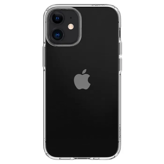 spigen liquid crystal, zaštitna maska za telefon, prozirna - iphone 12 mini - slika 2