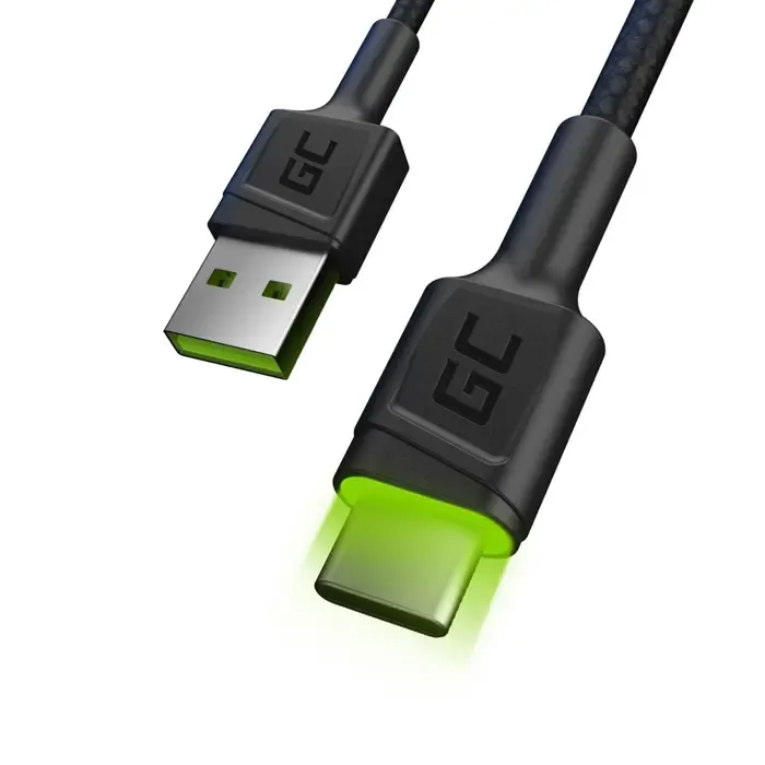 green cell kabgc13 usb cable usb 2.0 2 m usb a usb c black - slika 2