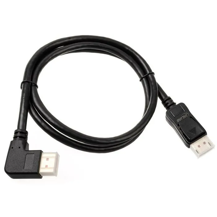 inline 8k (uhd-2) displayport kabel, links gewinkelt, black - 1m 17151l - slika 2