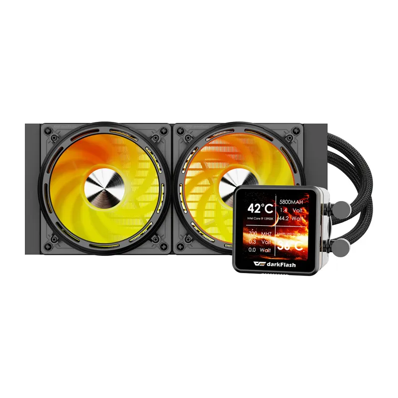 cpu water cooling de240 (black) - slika 2