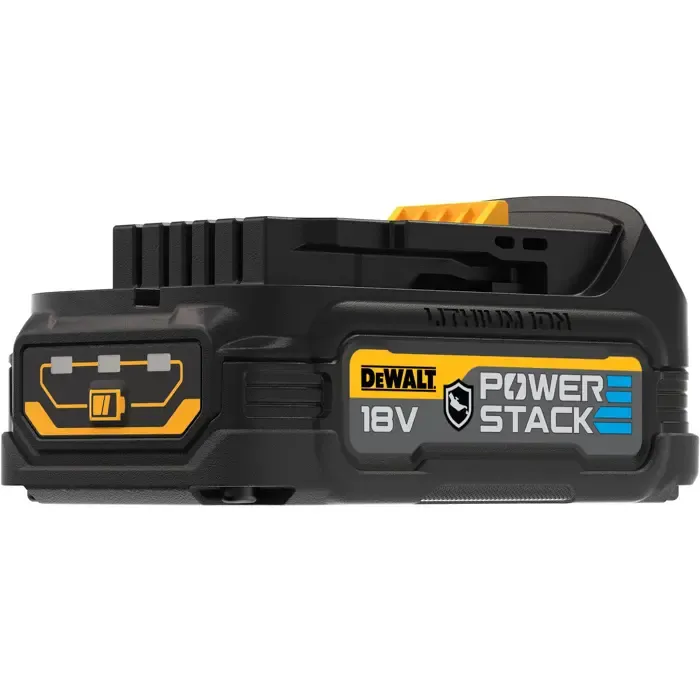 dewalt powerstack battery dcbp034g, 18 volt 1.7ah black, housing protection against chemicals, acids and fuels - slika 3