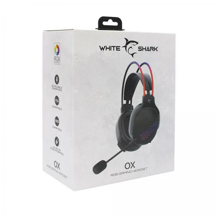 WHITE SHARK RGB gaming slušalice GH-2140 OX crne - Strmec, Sveta Nedelja