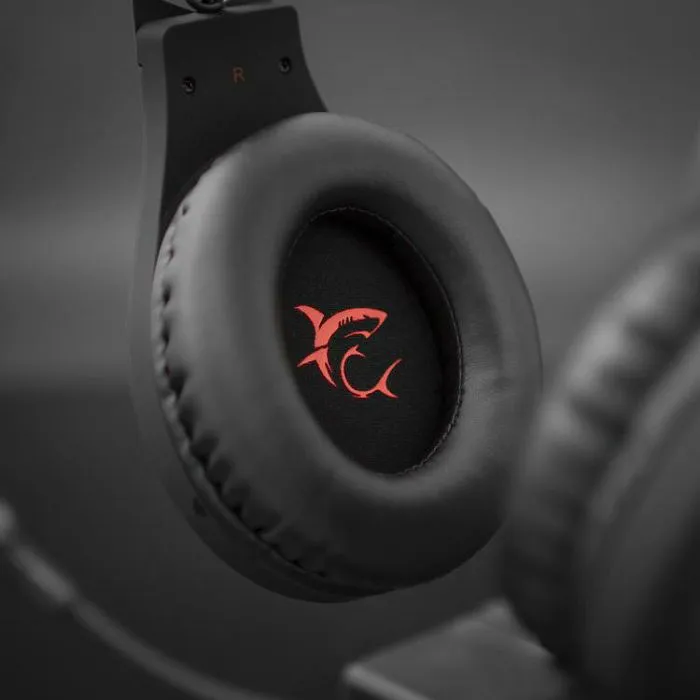 white shark gaming slušalice wildcat crne - slika 2