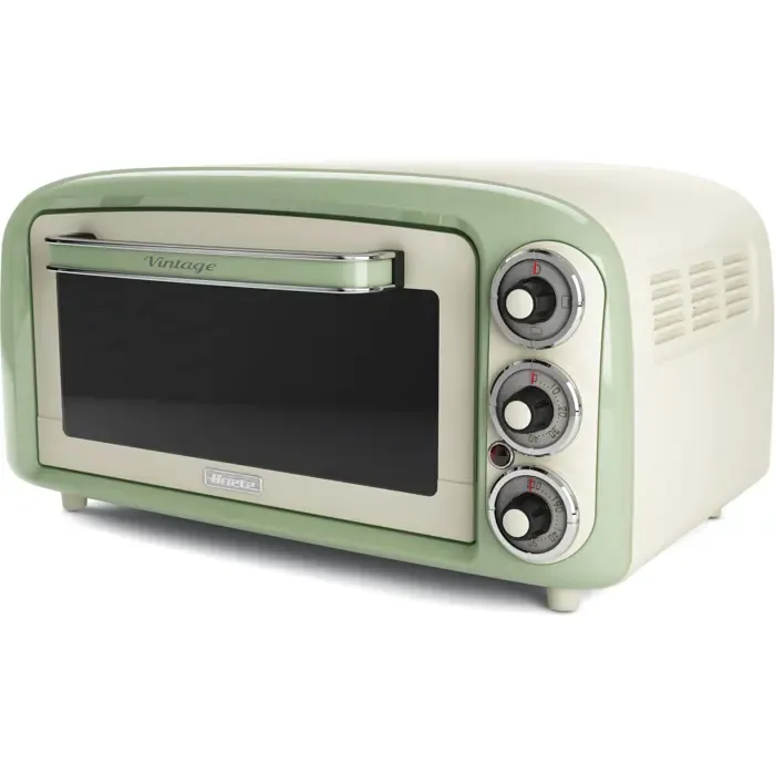 ariete mini oven vintage green (white/light green, 1,380 watts) - slika 2