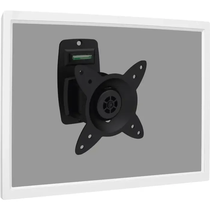 digitus universal wall mount with swivel function (black) - slika 2
