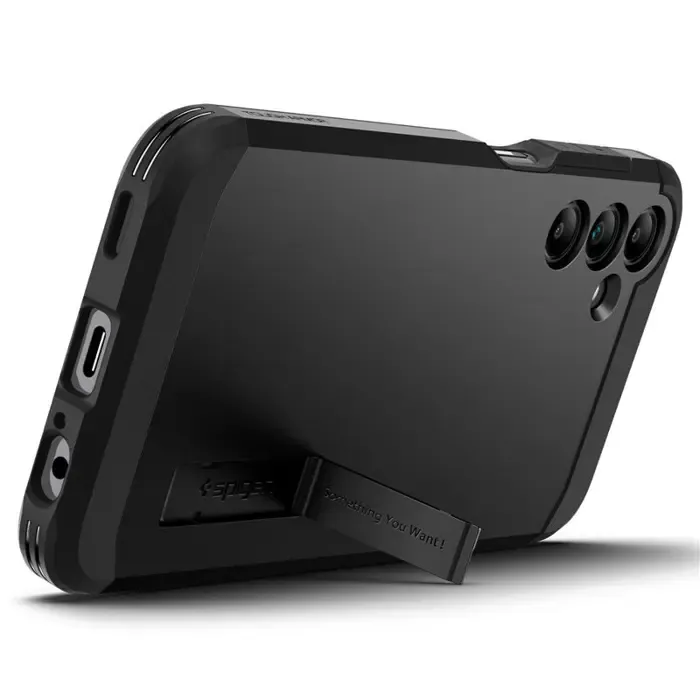 spigen tough armor, black - samsung galaxy a15/a15 5g - slika 5