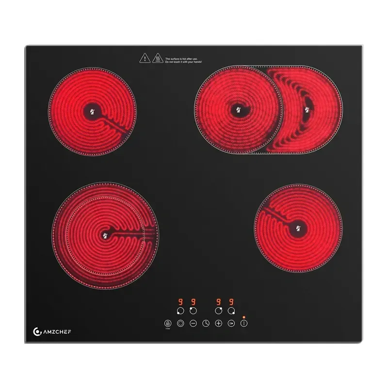 amzchef ce-t-72cb4xyp200-lbha 4-burner ceramic cooktop - slika 1