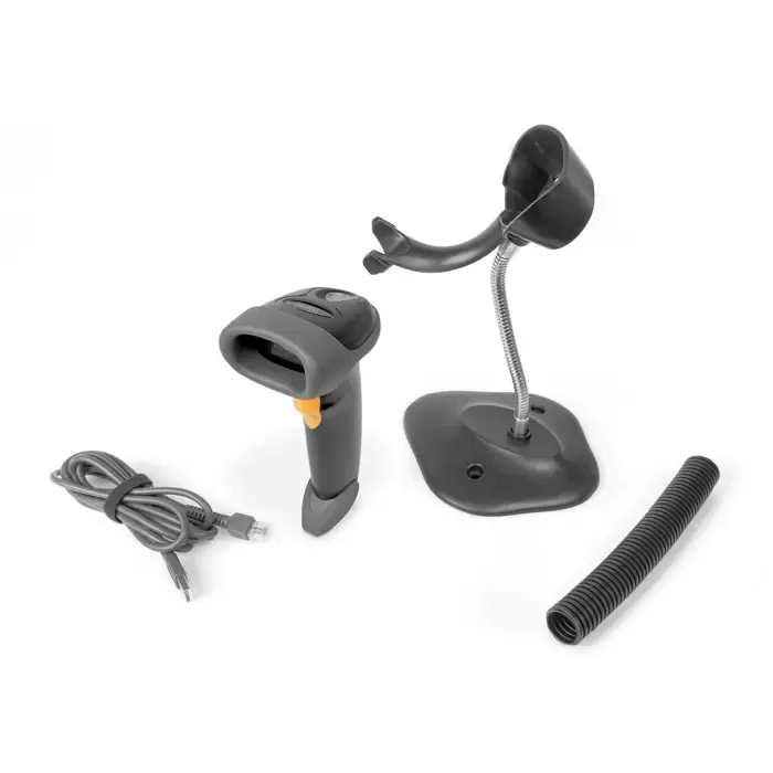 digitus 2d bluetooth barcode scanner (black, battery operated, with holder, qr code compatible) - slika 5