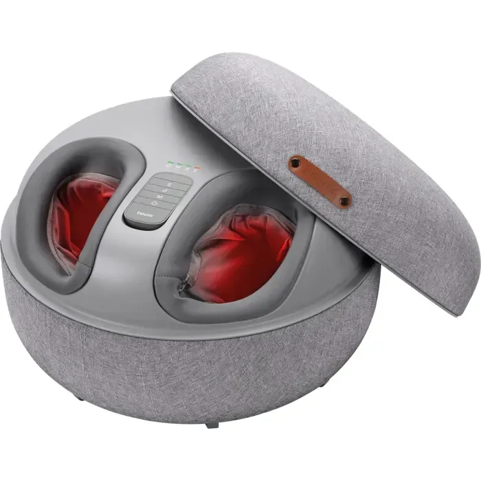 beurer fm 120 2-in-1 shiatsu foot massager (grey) - slika 2