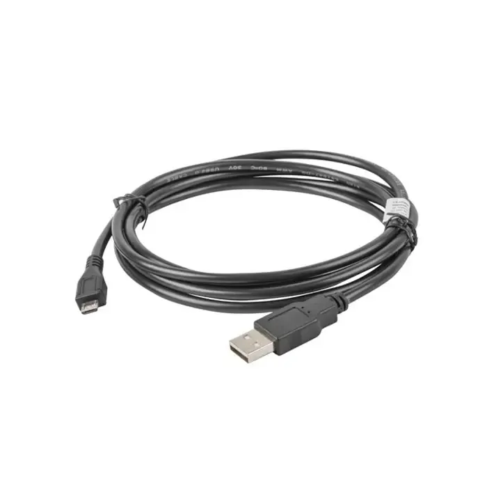 lanberg ca-usbm-10cc-0018-bk usb cable 1.8 m usb 2.0 micro-usb b usb a black - slika 3