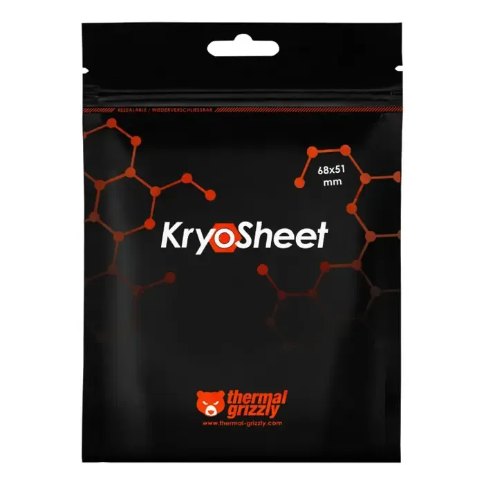 thermal grizzly kryosheet thermal pad - 68 x 51 mm - slika 3