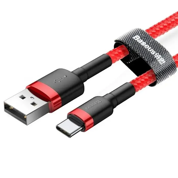 usb-c cable baseus cafule 2a 2m (red) - slika 3