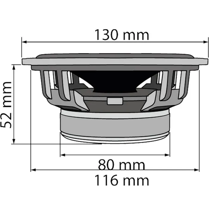 sal auto zvučnici, set, 130mm, 2x75w, 4 ohm - cx 504 - slika 2