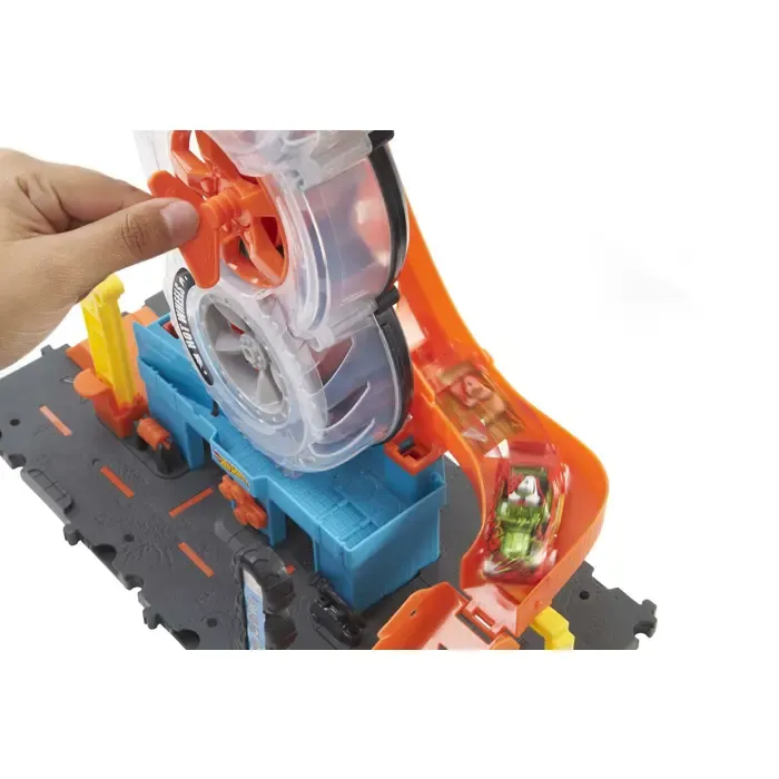 hot wheels racing tire workshop hdp02 mattel kit - slika 4