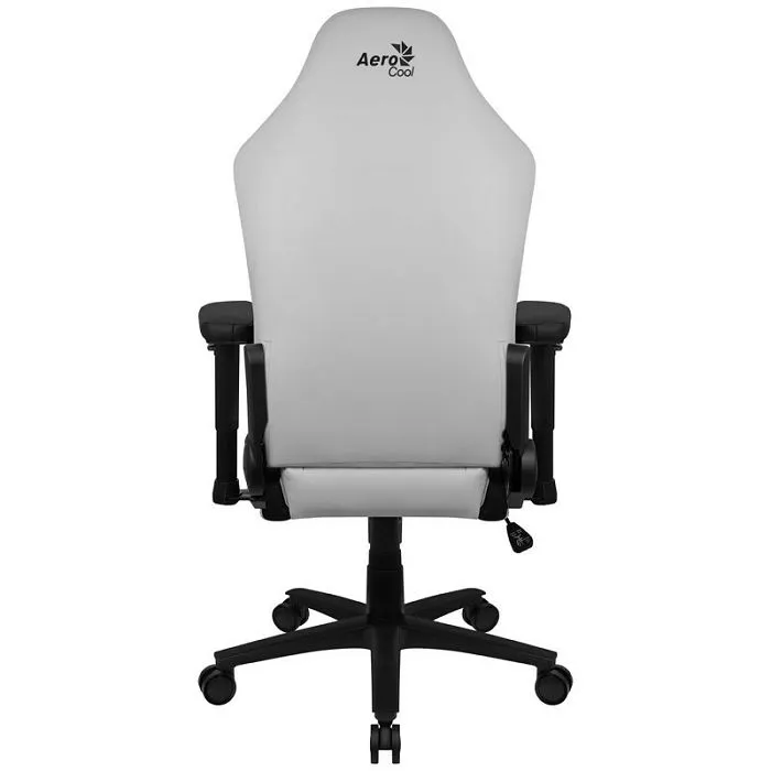 aerocool crown leatherette moonstone white gaming stolica, imitacija kože - bijela - slika 5