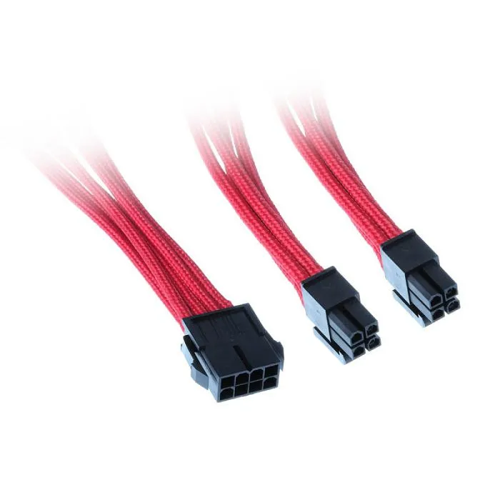 silverstone 8-pin-eps auf 4+4-pin-atx/eps - 300mm rot sst-pp07-eps8r - slika 1