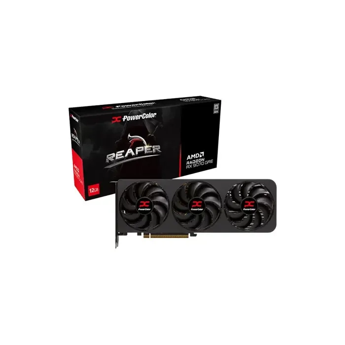 karta graficzna powercolor rx9070gre reaper - slika 1