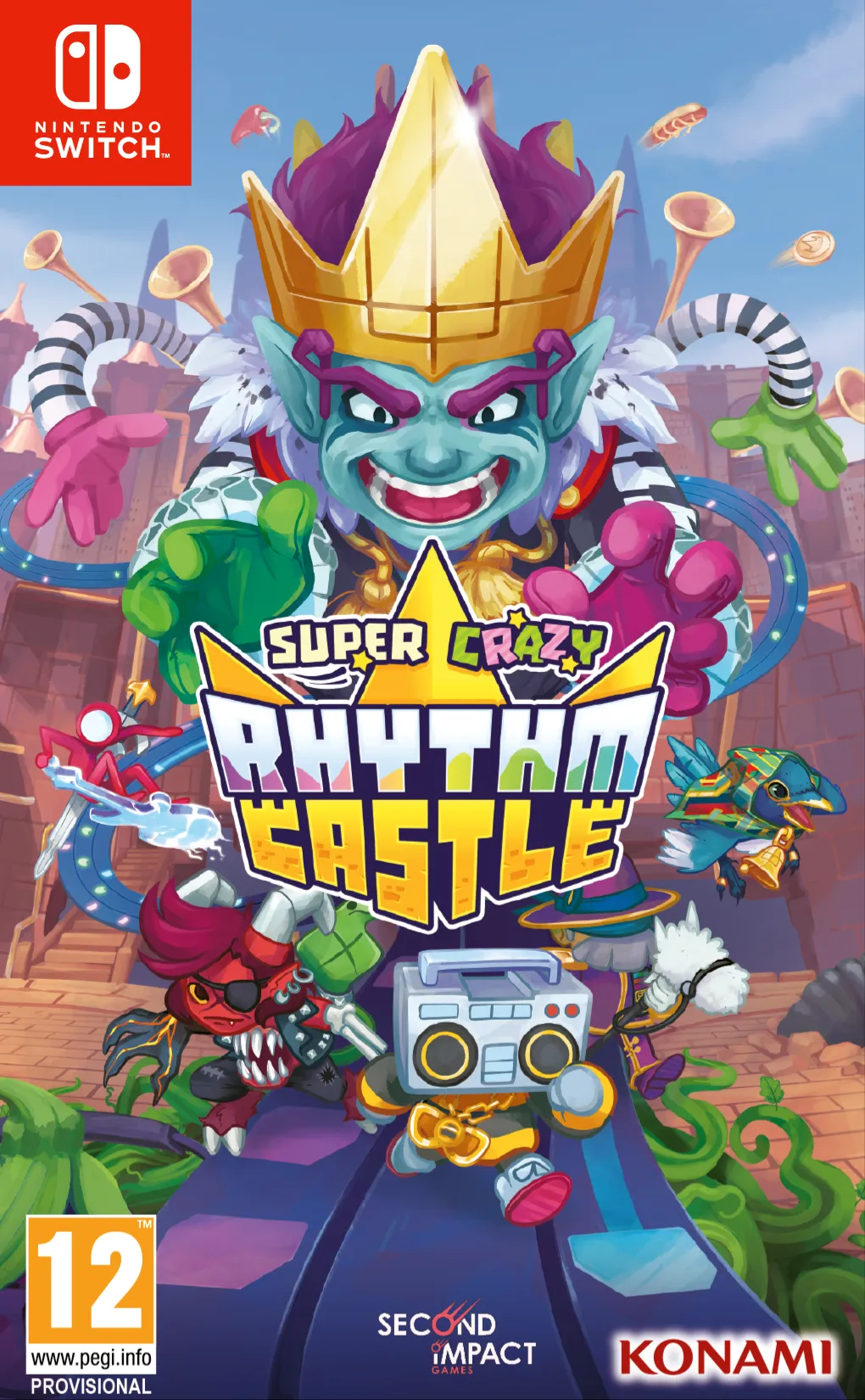 super crazy rhythm castle (nintendo switch) - slika 1