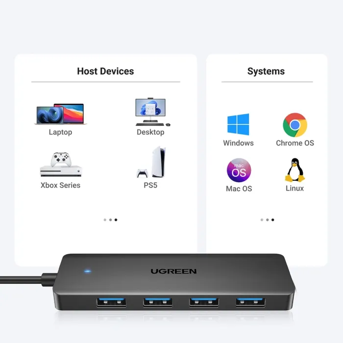 ugreen 4-port usb 3.0 hub - 1m - slika 5