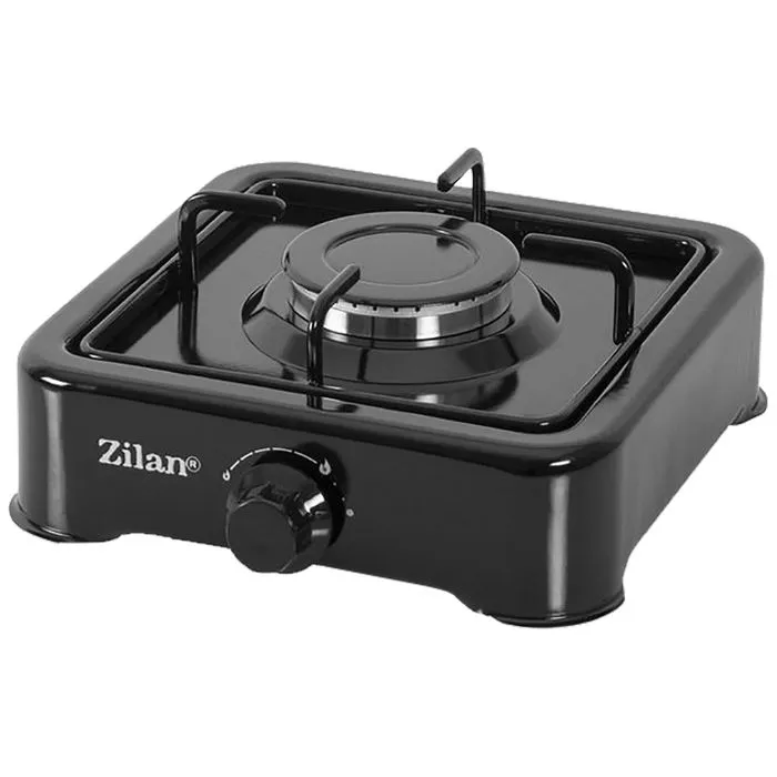 zilan plinski rešo sa 1 plamenikom, 1600 w, crna - zln0018/bk - slika 1