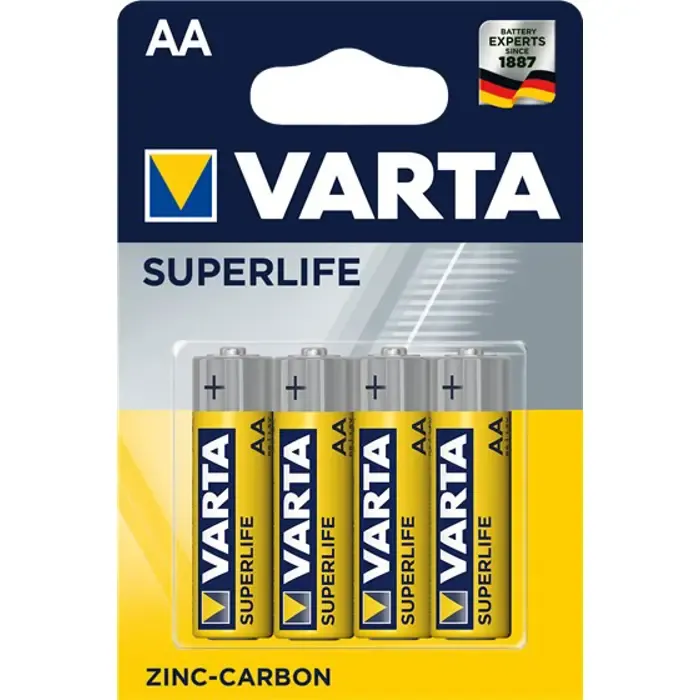varta superlife single-use battery aa zinc-carbon - slika 1