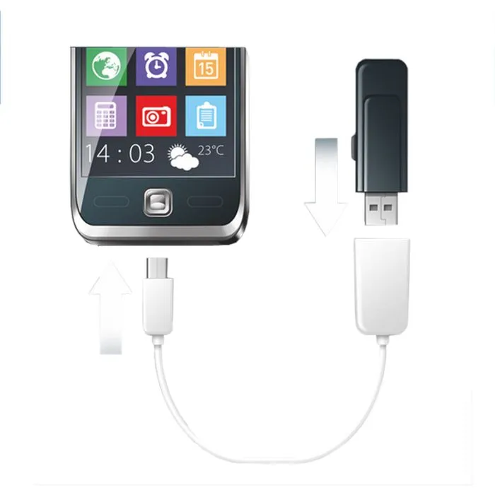 sal usb micro otg kabel, dužina 16 cm, usb 2.0 - sa 044 - slika 3