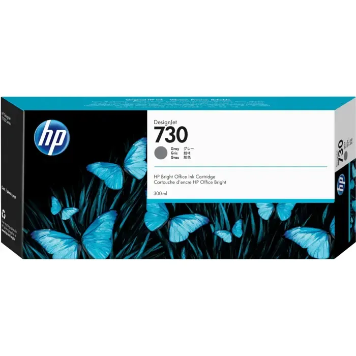 hp ink designjet no. 730 gray (p2v72a) - slika 1
