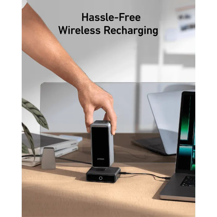 anker 100w charging base for prime powerbank, black - slika 4