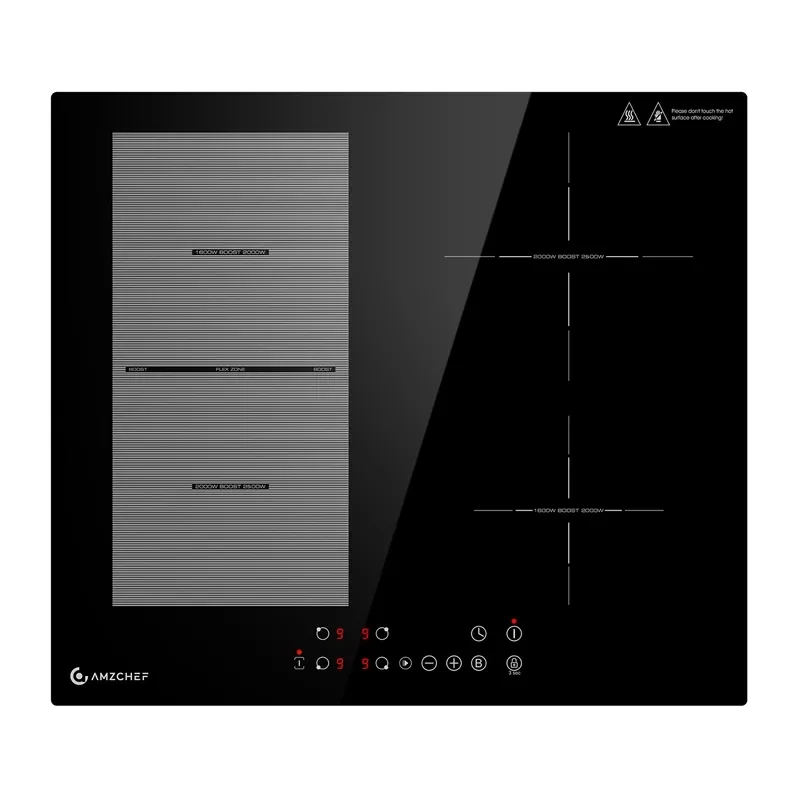 amzchef ce-fs-i72s-ffdd07 4-zone induction cooktop - slika 1