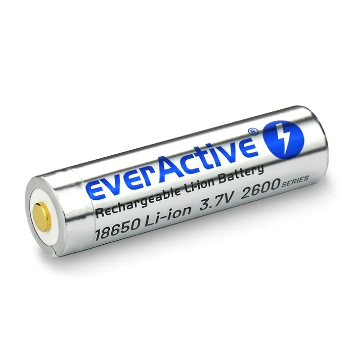 battery everactive 18650 3.7v li-ion 2600mah micro usb with protection box - slika 4