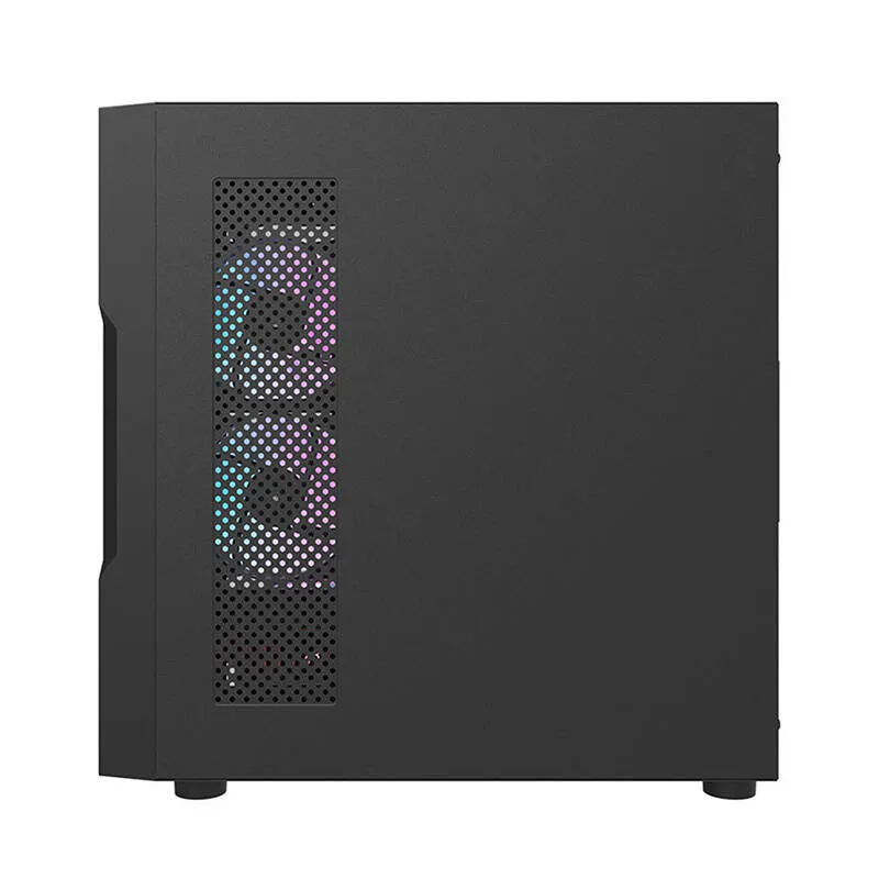 darkflash dk431 mesh computer case (black) + 4 argb fans - slika 3