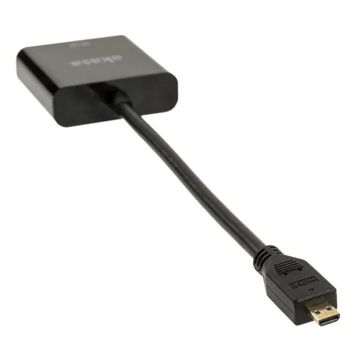 akasa micro hdmi to vga konverter adapter ak-cbhd21-15bk - slika 2