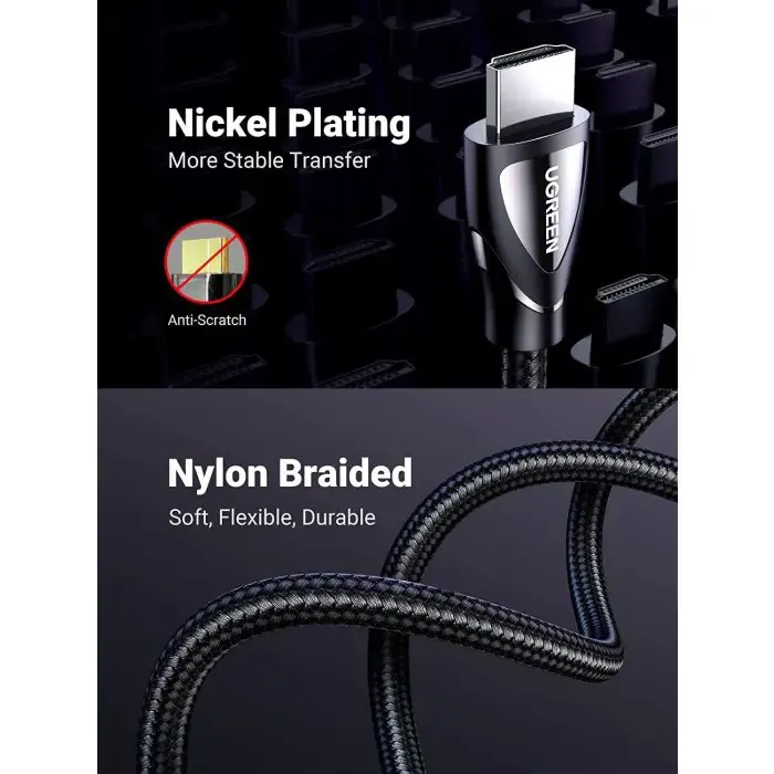 ugreen 8k hdmi cable 2.1 8k@60hz 4k@120hz, 3m - slika 4