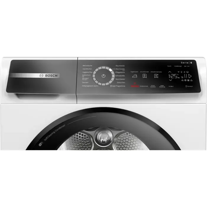 bosch wqb235b40 series 8 heat pump condensation dryer (white) - slika 2
