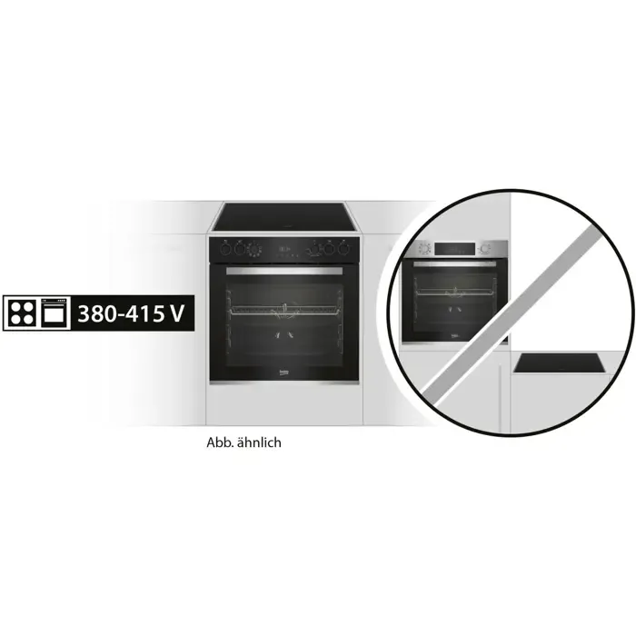 beko bbuc12020x, cooker set (stainless steel) - slika 2