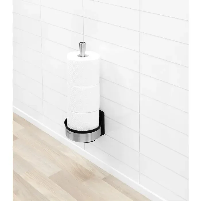 brabantia toilet paper holder metallic white - slika 3