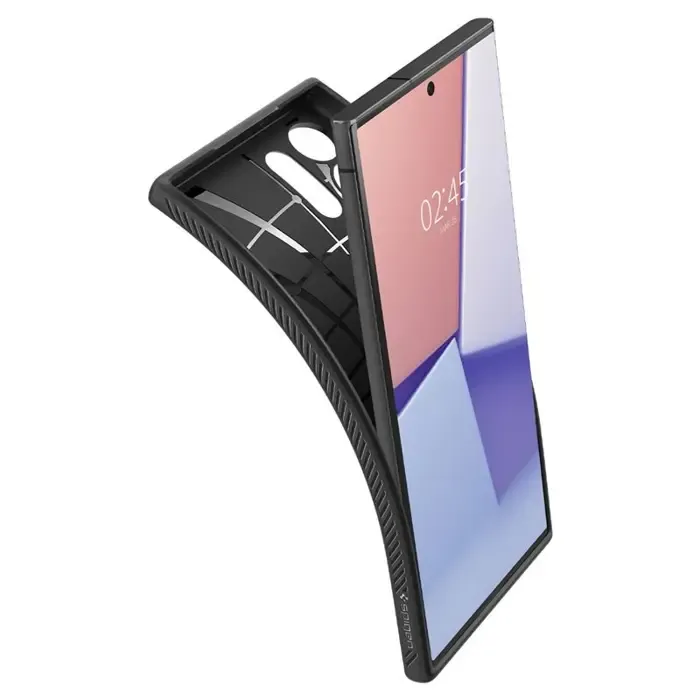 spigen liquid air, zaštitna maska za telefon, crna - samsung galaxy s23 ultra - slika 2