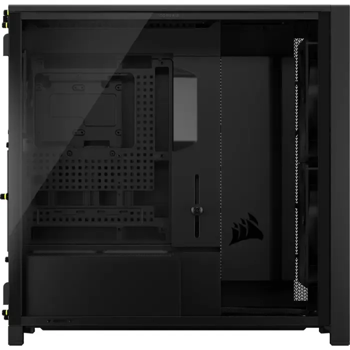 corsair frame 5000d wood rs midi tower black, walnut - slika 4