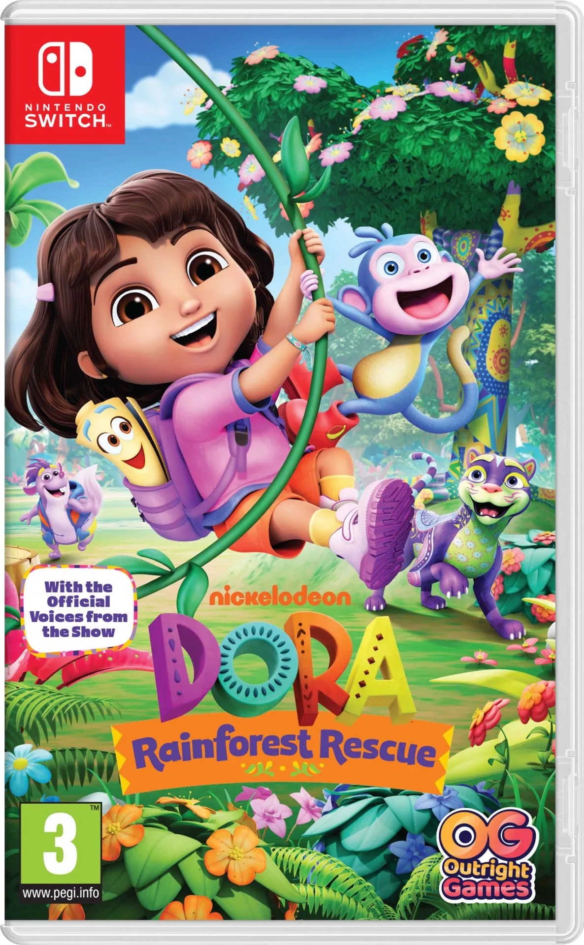 dora: rainforest rescue (nintendo switch) - slika 1